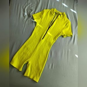 Naked wardrobe ribbed  jumpsuit / romper